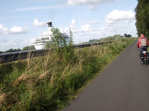 Radfahren Nord-Ostsee-Kanal
